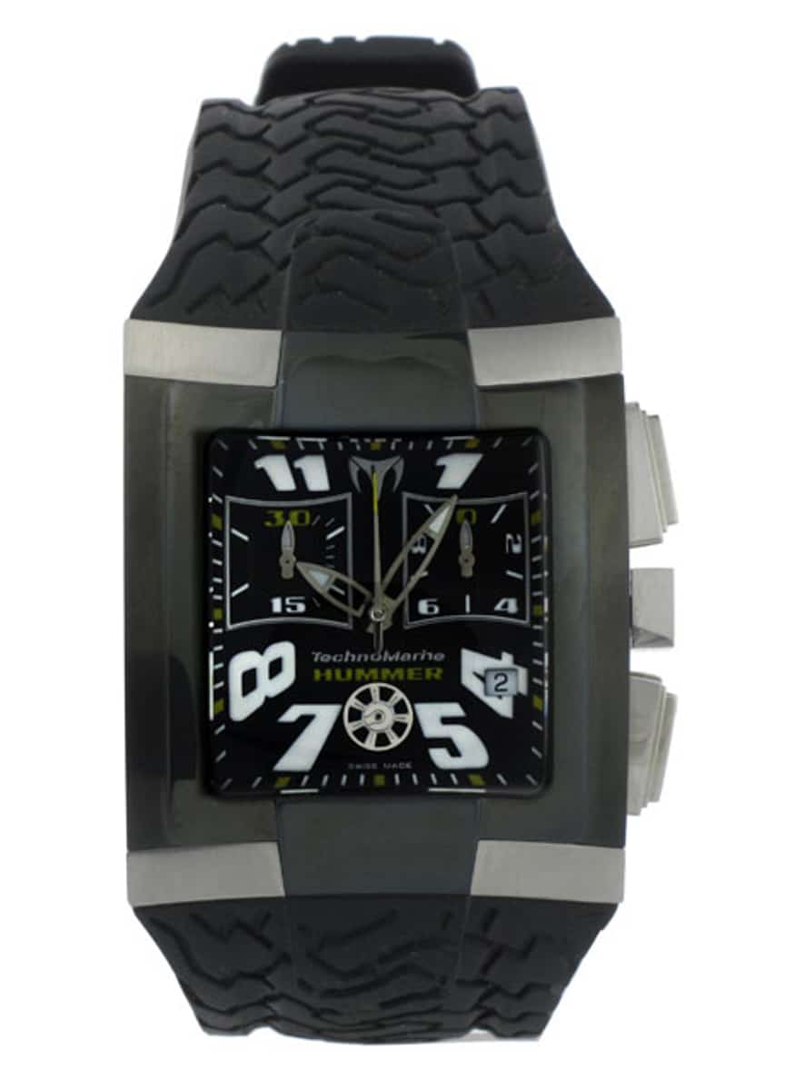 Technomarine Hummer XSMSH Black Arabic Dial Rubber Strap